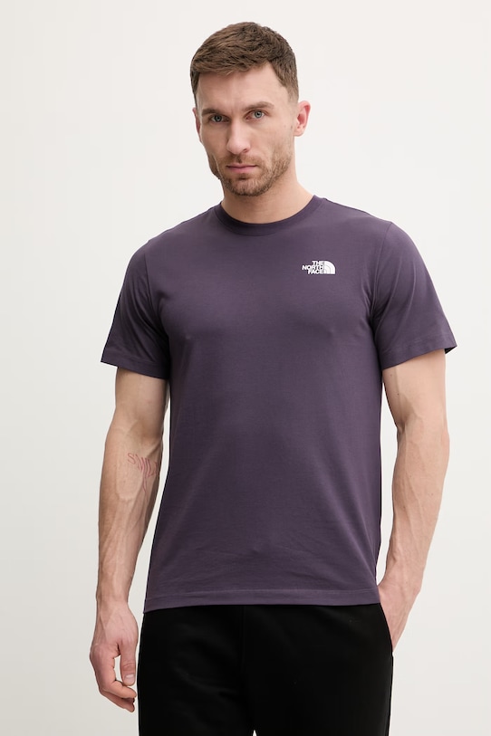 The North Face t-shirt EVOLUTION plain violet NF0A8B6KG5O1
