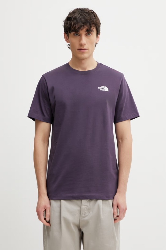 The North Face t-shirt EVOLUTION slim violet NF0A8B6KG5O1