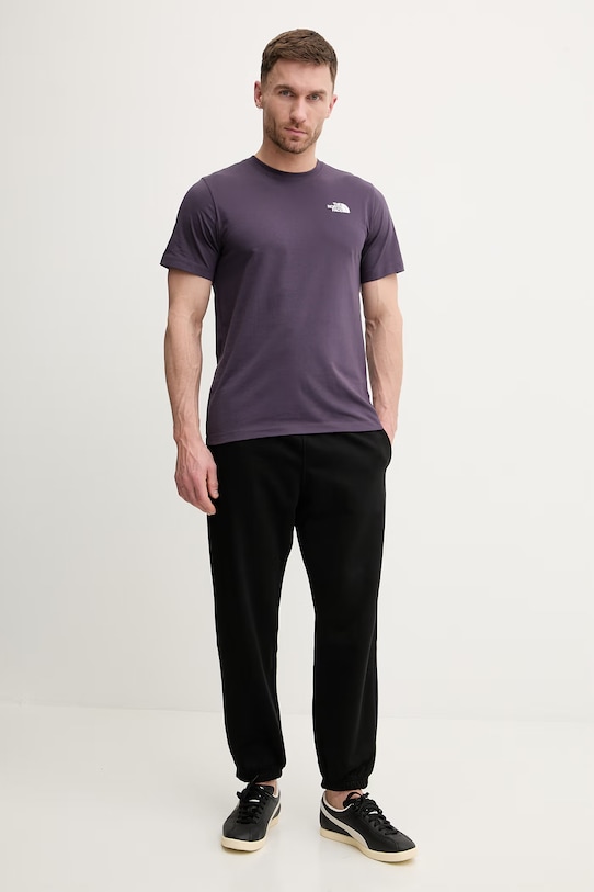 The North Face t-shirt EVOLUTION NF0A8B6KG5O1 violet SS26
