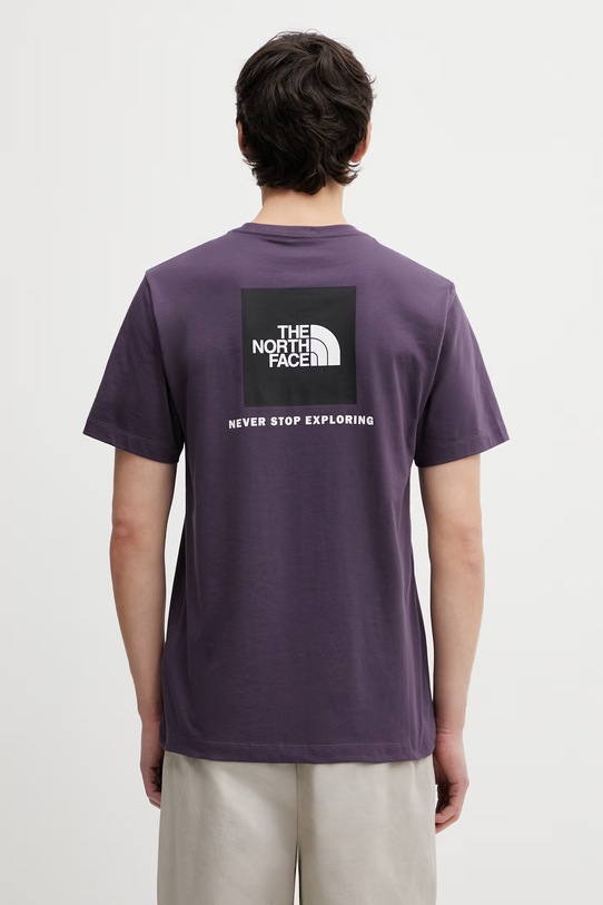 Clothing The North Face t-shirt EVOLUTION NF0A8B6KG5O1 violet