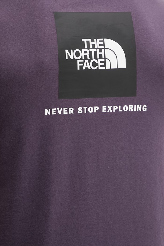 The North Face t-shirt EVOLUTION NF0A8B6KG5O1 fioletowy
