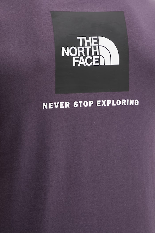 The North Face t-shirt EVOLUTION NF0A8B6KG5O1 violet