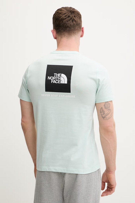 The North Face t-shirt EVOLUTION regular zielony NF0A8B6KG701