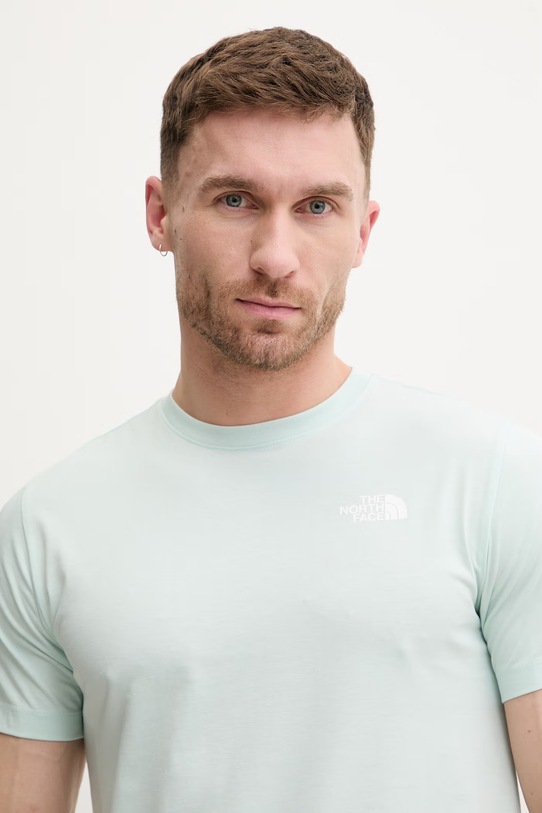 Μπλουζάκι The North Face EVOLUTION πράσινο NF0A8B6KG701