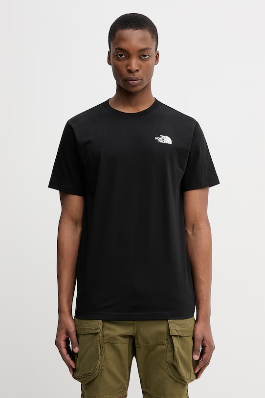 Pamučna majica The North Face EVOLUTION regular crna NF0A8B6KKY41