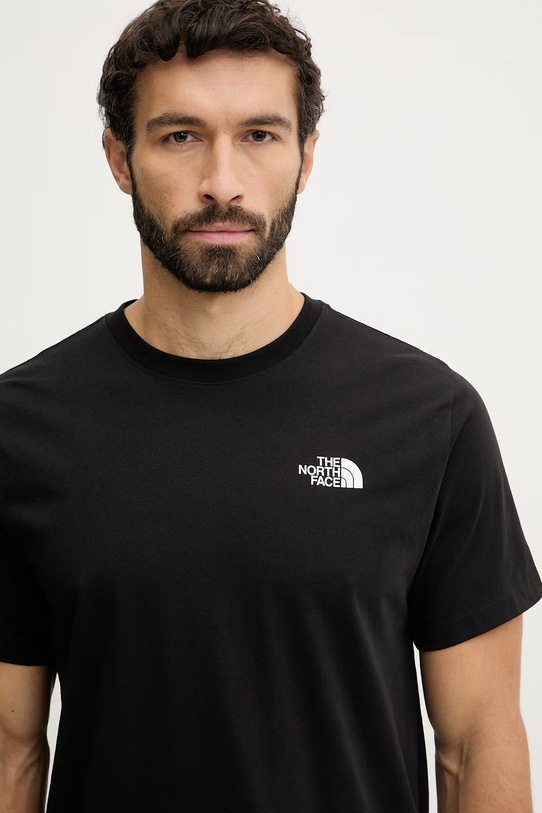The North Face t-shirt bawełniany EVOLUTION czarny NF0A8B6KKY41
