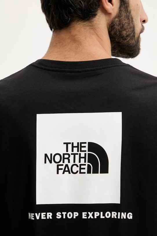 The North Face t-shirt bawełniany EVOLUTION NF0A8B6KKY41 czarny