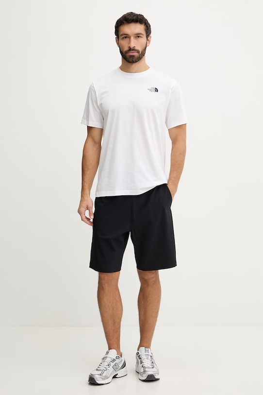 Μπλουζάκι The North Face MOUNTAIN NF0A8GUZFN41 λευκό SS26