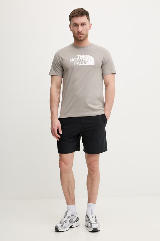 The North Face t-shirt EVOLUTION NF0A8B6J2MB1 beżowy SS26