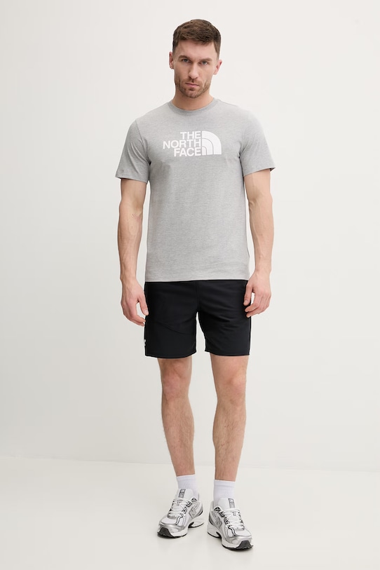 Μπλουζάκι The North Face EVOLUTION NF0A8B6JCU71 γκρί SS26