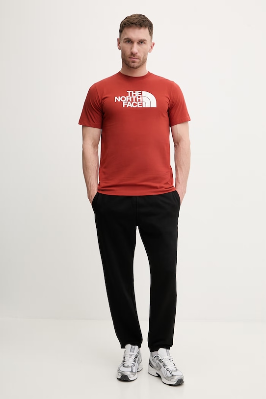 Μπλουζάκι The North Face EVOLUTION NF0A8B6JG6I1 πορτοκαλί SS26