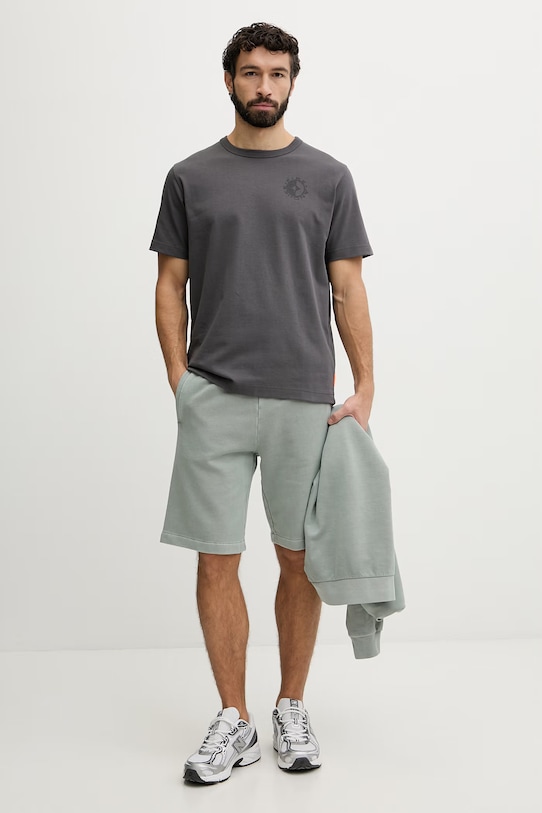 BOGNER Fire+Ice t-shirt męski bawełniany LINO 54219760 szary SS26