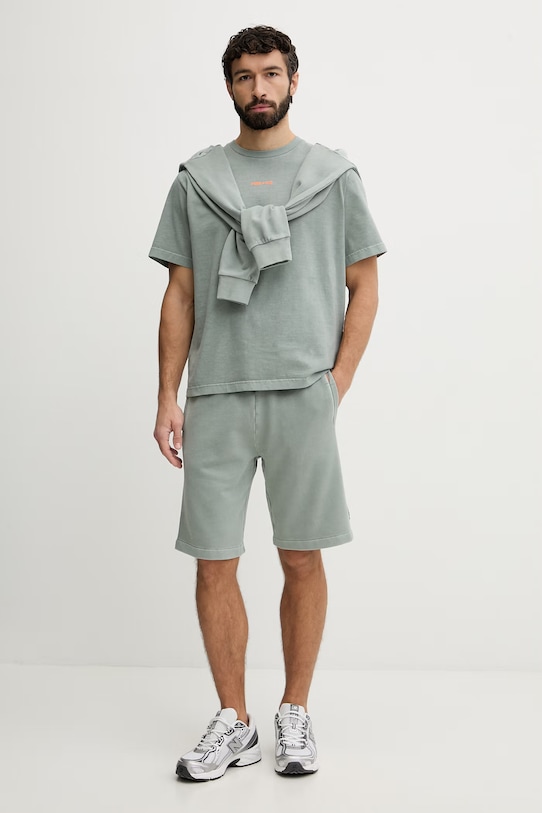 BOGNER Fire+Ice t-shirt męski bawełniany AVAN2 54229608 zielony SS26