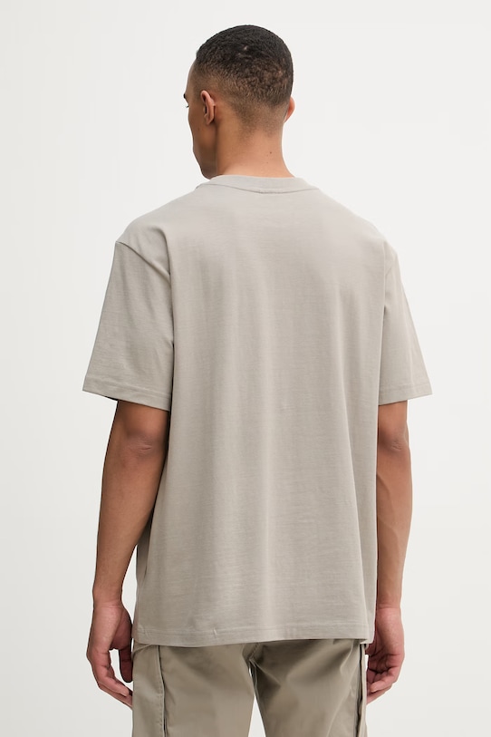 Odzież G-Star t-shirt męski bawełniany Relaxed base D28588.D593 szary