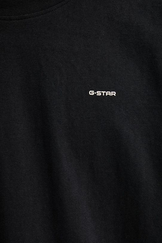 G-Star t-shirt bawełniany Relaxed base D28588.D593 czarny
