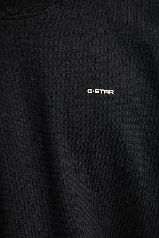Bavlnené tričko G-Star Relaxed base D28588.D593 čierna