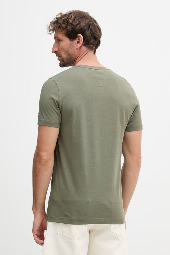 Îmbrăcăminte Tommy Hilfiger tricou pentru bărbați, din bumbac MW0MW11797. verde