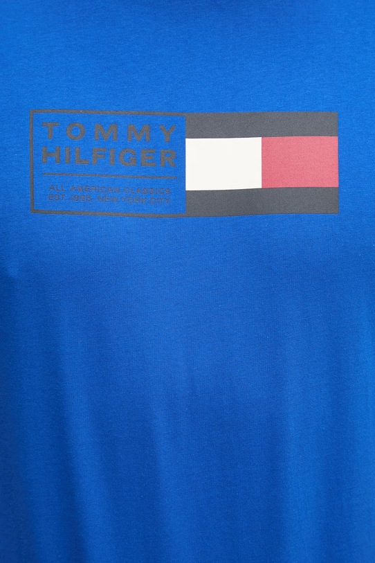 Tommy Hilfiger t-shirt ανδρικό βαμβακερό MW0MW42366 μπλε