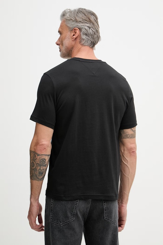 Odjeća Tommy Hilfiger majica za muškarce od pamuka MW0MW42368 crna