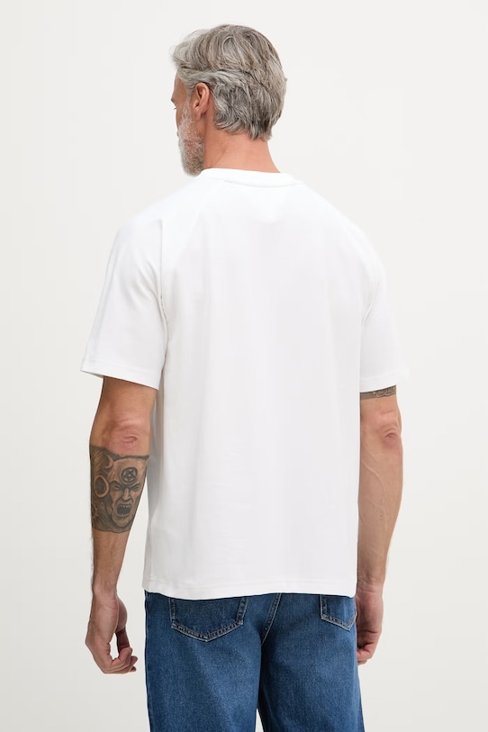 Oblačila Tommy Hilfiger kratka majica ženska bombažna MW0MW42396 bela