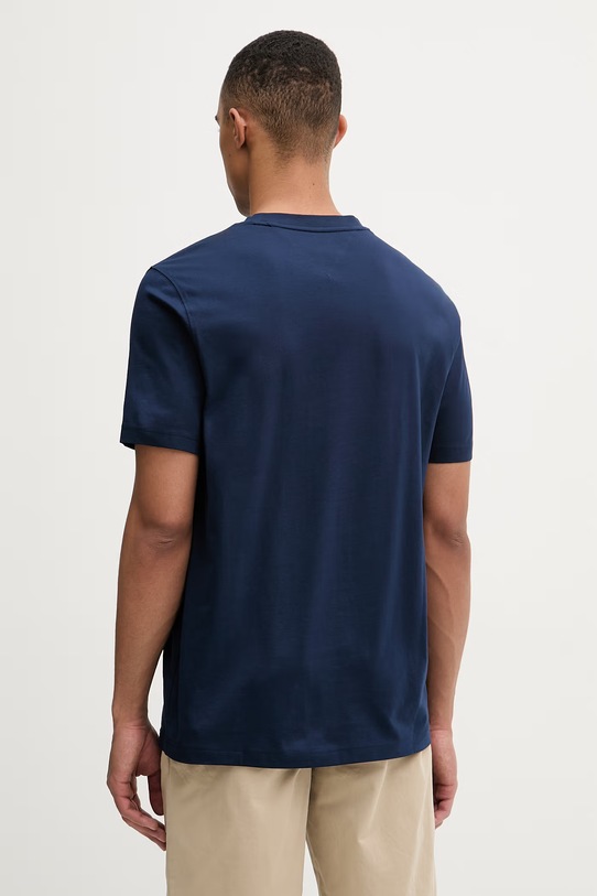 Дрехи Tommy Hilfiger тениска basic мъжка от памук SUMMER MW0MW43066 тъмносин