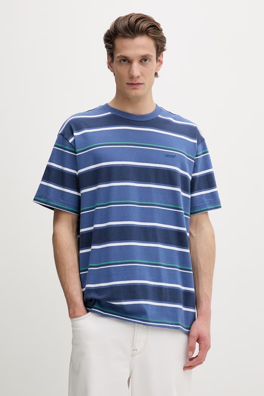 Levi's t-shirt męski RED TAB VINTAGE niebieski A0637.0183