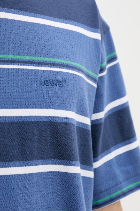 Levi's t-shirt męski RED TAB VINTAGE A0637.0183 niebieski