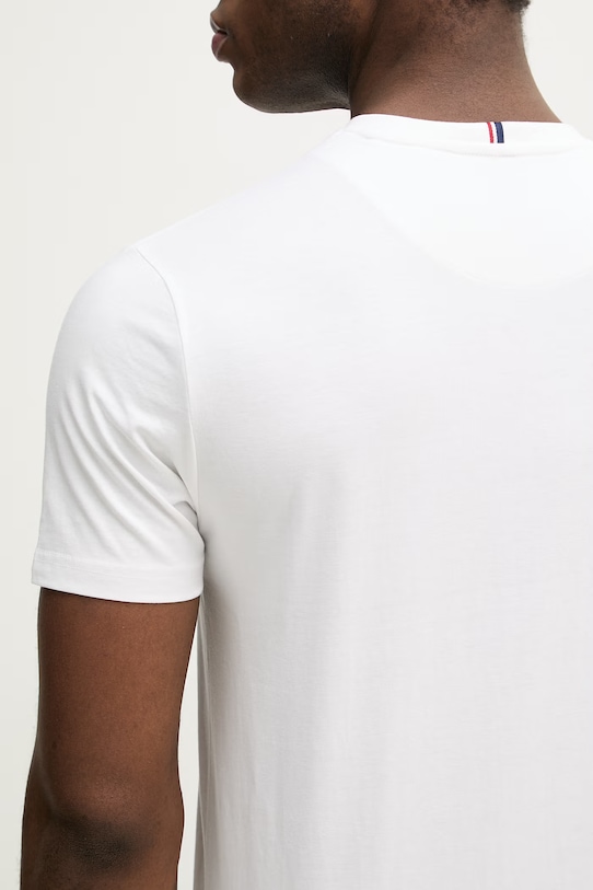 U.S. Polo Assn. t-shirt bawełniany DHM MUP3310 biały