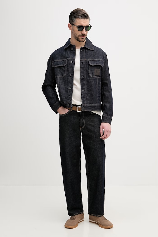 U.S. Polo Assn. t-shirt da uomo in cotone SPIRIT OF SPORT BACK GRAPHIC MUP4648 beige SS26