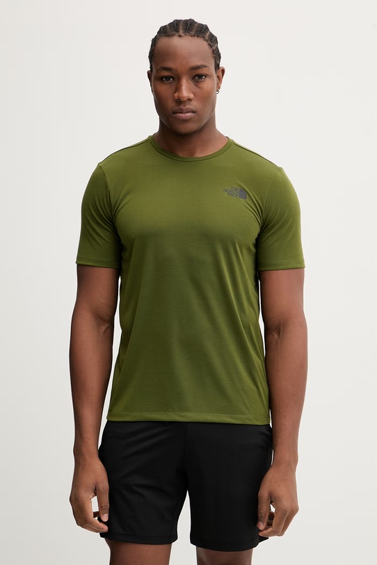 Ρούχα Μπλουζάκι προπόνησης The North Face FOUNDATION MOUNT NF0A8HEYBRI1 πράσινο