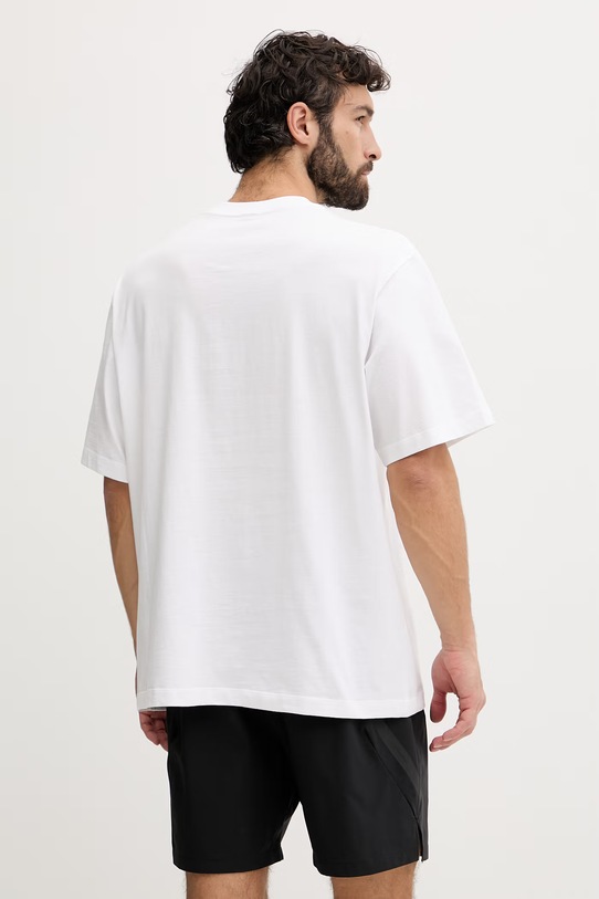 Odzież The North Face t-shirt męski bawełniany Essential Simple Dome NF0A8EVWFN41 biały