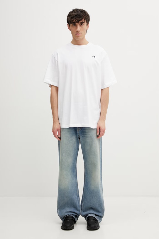 The North Face Essential Simple Dome t-shirt bawełniany męski NF0A8EVWFN41 biały