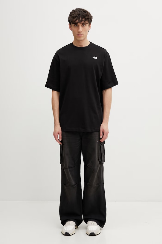 The North Face Essential Simple Dome t-shirt męski bawełniany NF0A8EVWJK31 czarny