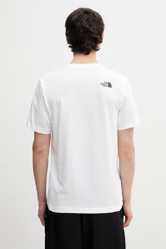 Odzież The North Face Evolution t-shirt męski z bawełną NF0A8G9CFN41 biały