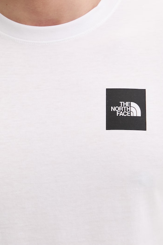 The North Face t-shirt męski z bawełną Evolution NF0A8G9CFN41 biały