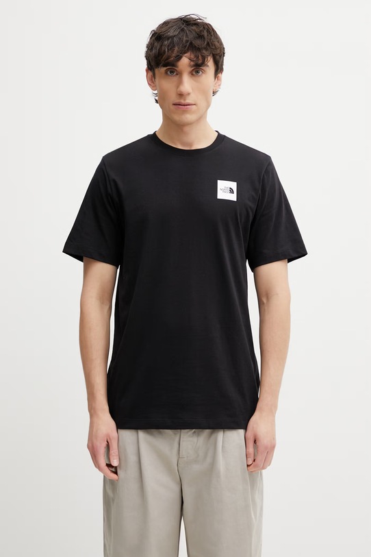 The North Face Evolution t-shirt z bawełną męski czarny NF0A8G9CJK31