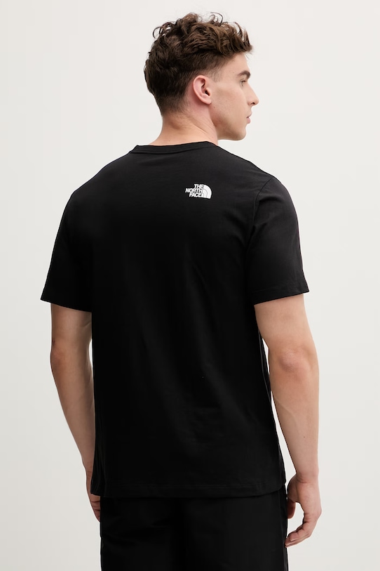 Odzież The North Face t-shirt męski z bawełną Evolution NF0A8G9CJK31 czarny