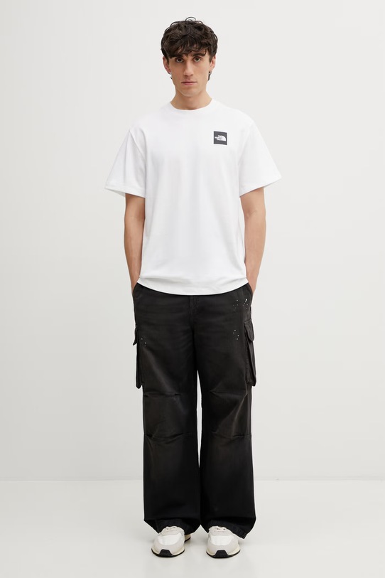 The North Face Expedition Photo t-shirt bawełniany męski NF0A8G9KFN41 biały