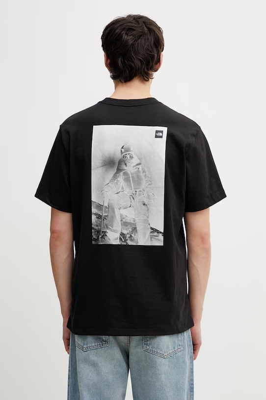 Odzież The North Face Expedition Photo t-shirt bawełniany męski NF0A8G9KJK31 czarny