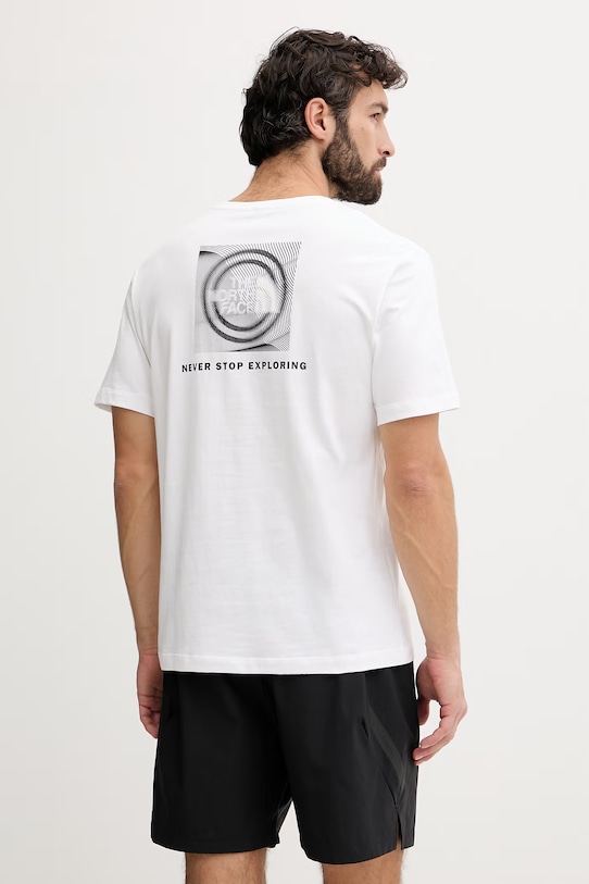 The North Face t-shirt męski bawełniany Energy biały NF0A8G9VFN41