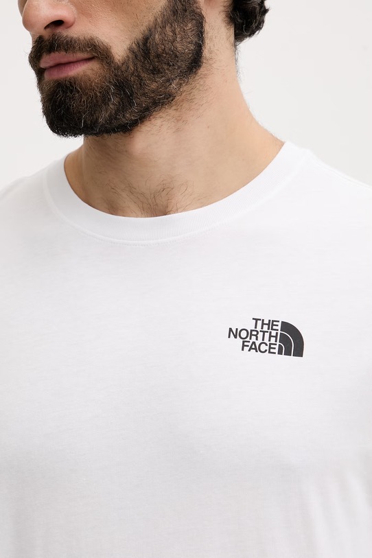The North Face t-shirt męski bawełniany Energy NF0A8G9VFN41 biały