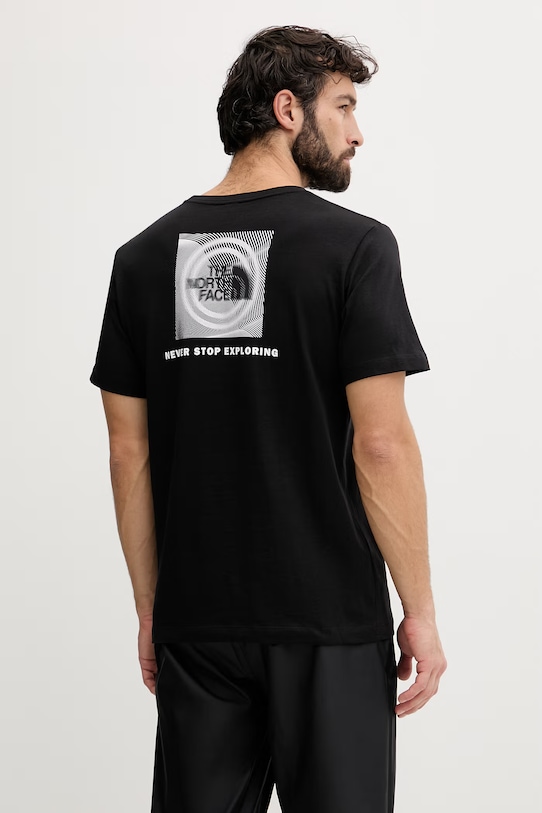 The North Face t-shirt męski bawełniany Energy czarny NF0A8G9VJK31