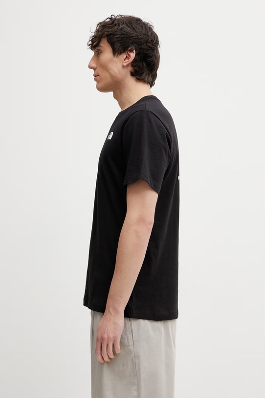 The North Face Energy t-shirt męski bawełniany NF0A8G9VJK31 czarny SS26