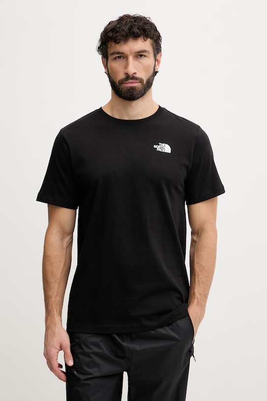 Odzież The North Face t-shirt męski bawełniany Energy NF0A8G9VJK31 czarny