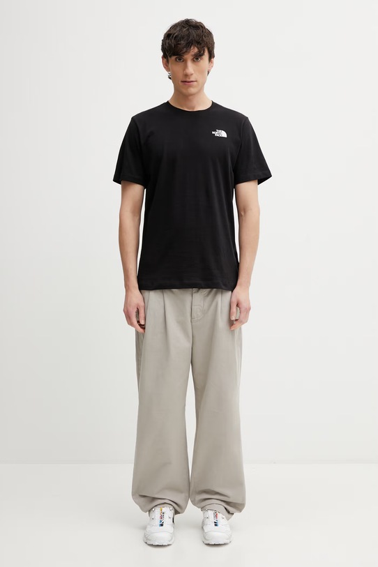 The North Face Energy t-shirt męski bawełniany NF0A8G9VJK31 czarny