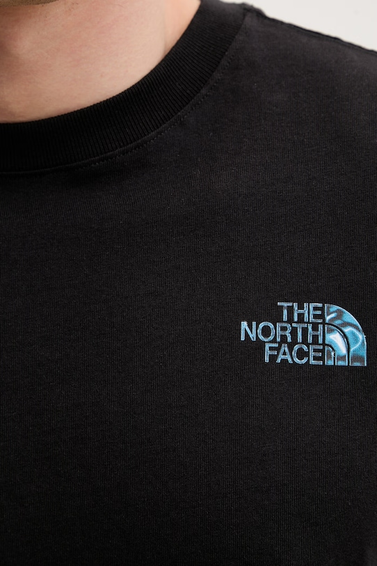 The North Face t-shirt męski bawełniany Liquid NF0A8G9WJK31 czarny
