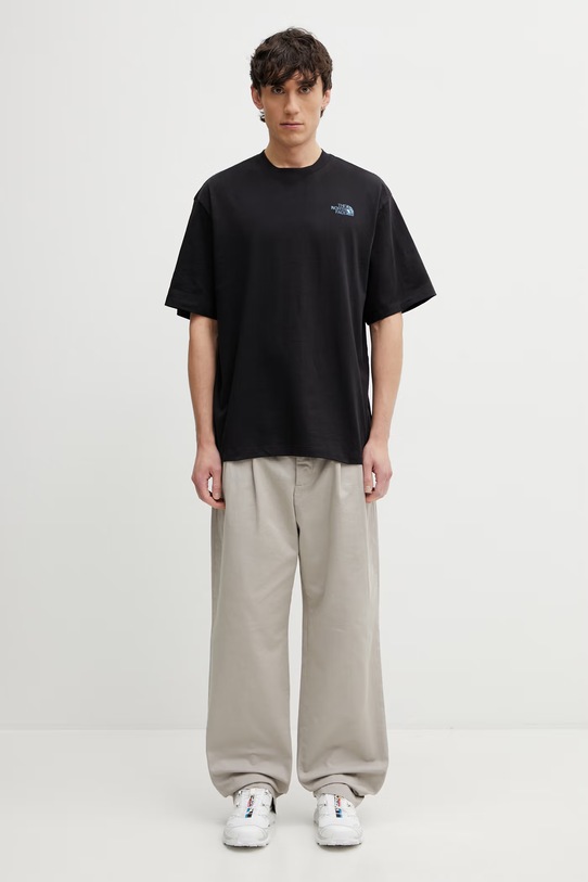 The North Face Liquid t-shirt męski bawełniany NF0A8G9WJK31 czarny