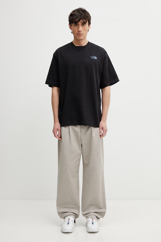 The North Face Liquid t-shirt męski bawełniany NF0A8G9WJK31 czarny