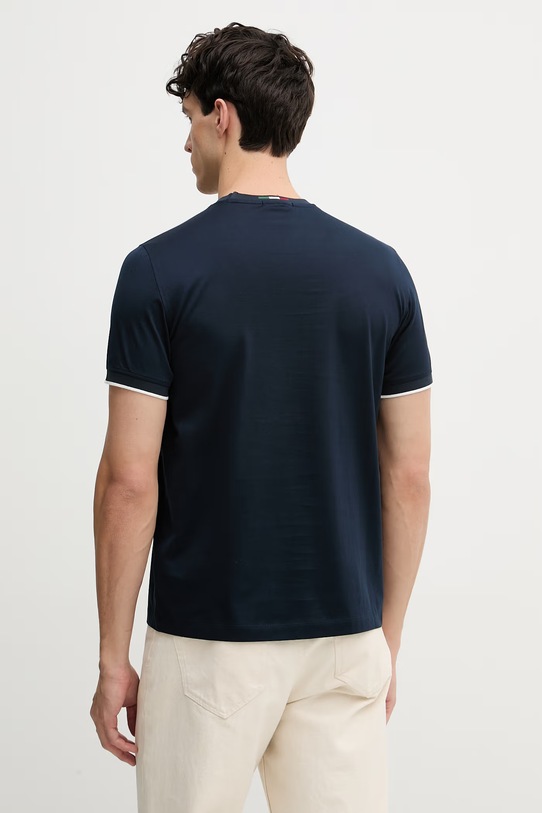 Odzież Aeronautica Militare t-shirt męski bawełniany TS2508UJ00682 granatowy