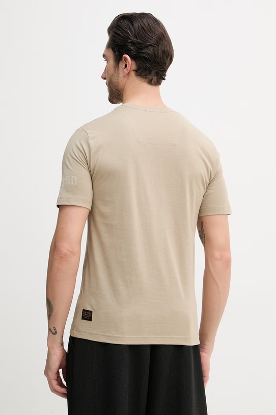 Odzież Aeronautica Militare t-shirt bawełniany TS2528UJ00641 zielony